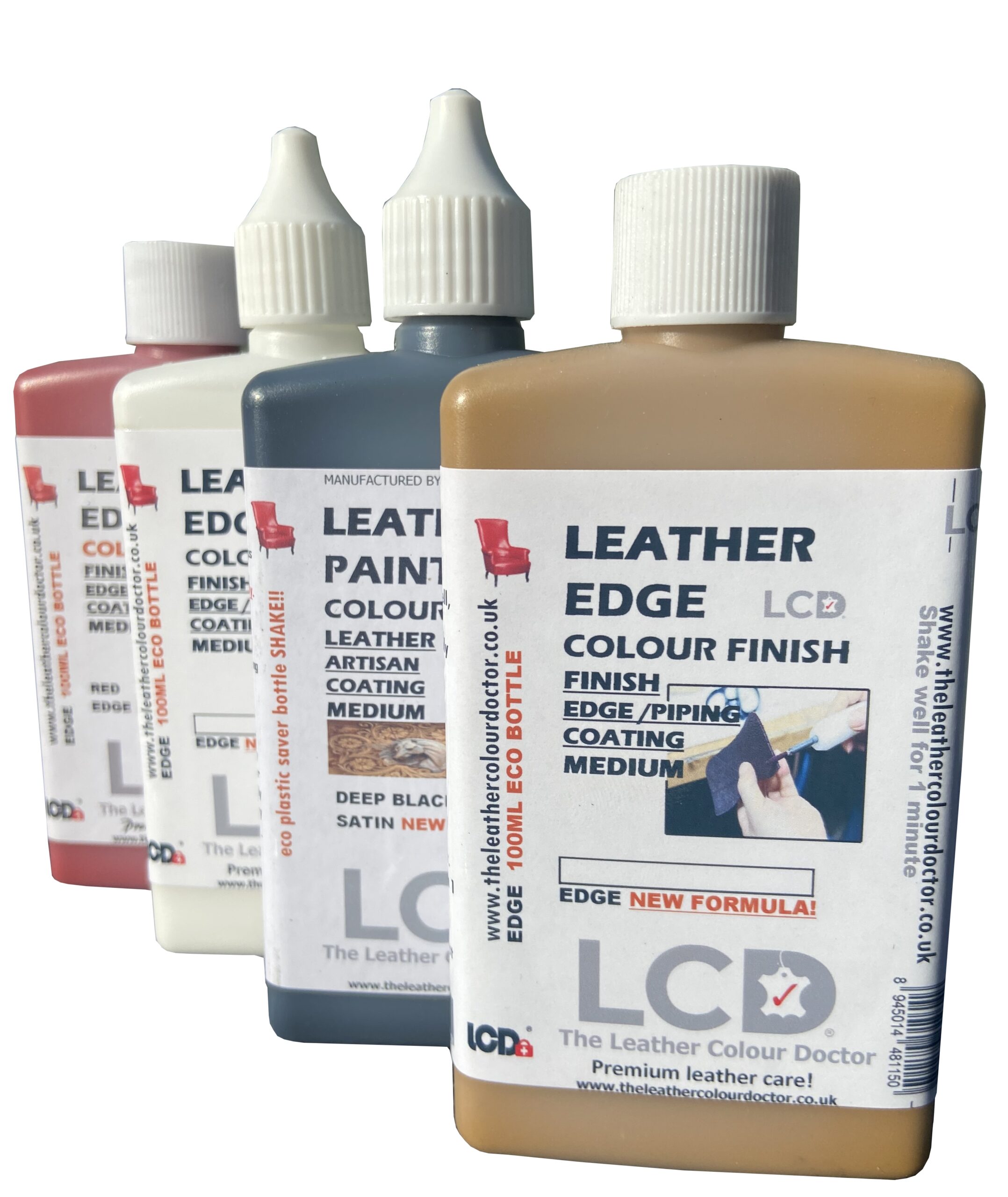 Leather edge paint tough durable flexible finish. - The Leather